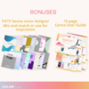 Wheel of Life Editable Canva Template Kit | Commercial Use | PLR Fully Customisable Life Wheel worksheets for coaches and resellers - Image 9