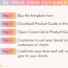Productivity Planner Editable Canva Template | Commercial Use | Instant digital download | Fully customisable daily weekly monthly planners - Image 7