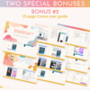 Productivity Planner Editable Canva Template | Commercial Use | Instant digital download | Fully customisable daily weekly monthly planners - Image 10