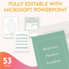 Soul Care Planner Editable Powerpoint Template | Commercial Use | Instant digital download | Fully customisable PLR planner and worksheets - Image 4
