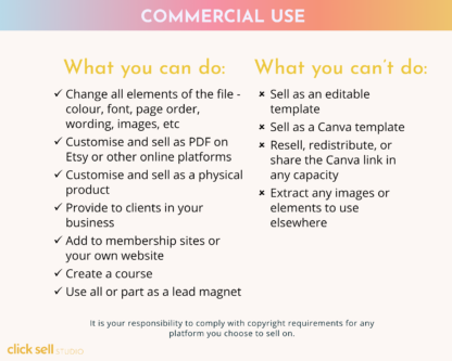 Soul Care Planner Editable Canva Template | Commercial Use | Instant digital download | Fully customisable PLR planner and worksheets - Image 10
