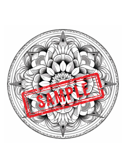 Mystic Mandalas: A Collection of 30 Exquisite Printable Coloring Pages! DIGITAL DOWNLOAD... - Image 2