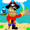 Children's Colouring book Pirates printable digital download for kids colouring pages - Image 2