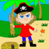 Children's Colouring book Pirates printable digital download for kids colouring pages - Image 5