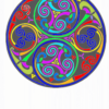 Set of 5 Celtic design Printable Bookmarks to colour home printable PDF instant download - Image 2
