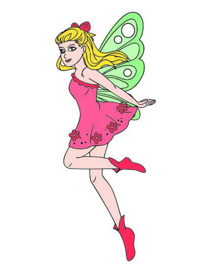 Children's Colouring book Fairies printable digital download for kids colouring pages - Image 3
