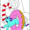 Children's Colouring books Unicorns and Baby Unicorns printable digital download for kids colouring pages activity - Image 4