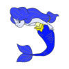 Children's Colouring book Mermaids printable digital download for kids colouring pages - Image 2