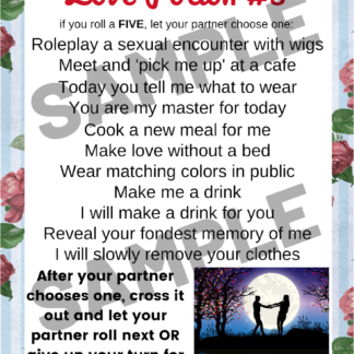 10-Couples Games-Romantic-Roses-Moonlit Scene - Image 10