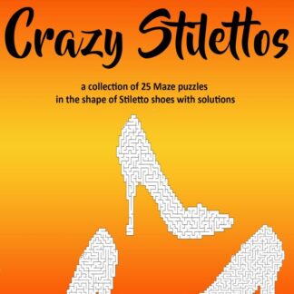 Amazing mazes Crazy Stilettos printable digital download puzzle book