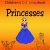 Children's Colouring book Princesses printable digital download for kids colouring pages