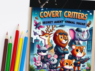 Covert Critters The Secret Agent Animal Squad Coloring Pages/DIGITAL DOWNLOAD!