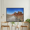Desolate desert scene with red rocks Wall Art jpg / Downloadable Wall Art - Image 2