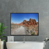 Desolate desert scene with red rocks Wall Art jpg / Downloadable Wall Art - Image 3