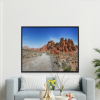 Desolate desert scene with red rocks Wall Art jpg / Downloadable Wall Art - Image 4