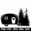 Camper Trees Scenes 5-Pack Bundle - Image 5