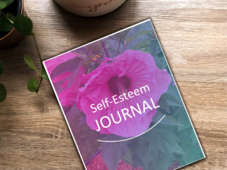DAILY JOURNAL Self-Esteem Habit Journal: Instant Printable Download, Habit Formation, Self-Esteem Habit, Happiness, Quotes, Custom Photos