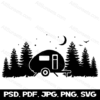 Camper Trees Scenes 5-Pack Bundle - Image 4