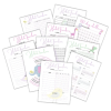 HABIT TRACKER, Daily, Weekly, Monthly, Yearly, 100 Day Challenge, Printable Planner Template, US Letter, Cute, Animals, Download, Pastel - Image 4