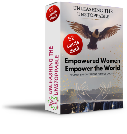 Motivational Card Deck, Printable, Self-development and Women Empowerment, Personal and Social Game - Image 4