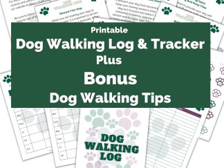 Printable Dog Walking Log | Dog Walking Schedule | Pet Walking Tracker | Dog Weight Loss Planner | Dog Exercise Plan | Digital Download |