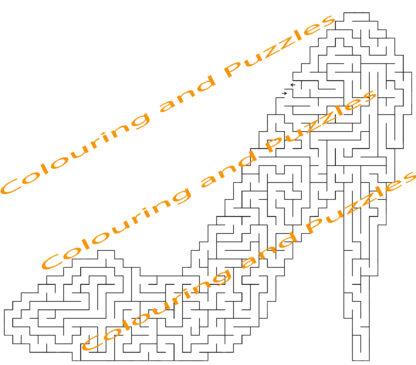 Amazing mazes Crazy Stilettos printable digital download puzzle book - Image 4