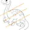 Children's Colouring book Baby Dinos cute baby dinosaurs printable digital download for kids colouring pages - Image 8