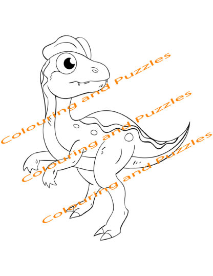 Children's Colouring book Baby Dinos cute baby dinosaurs printable digital download for kids colouring pages - Image 9