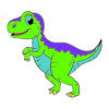 Children's Colouring book Baby Dinos cute baby dinosaurs printable digital download for kids colouring pages - Image 2