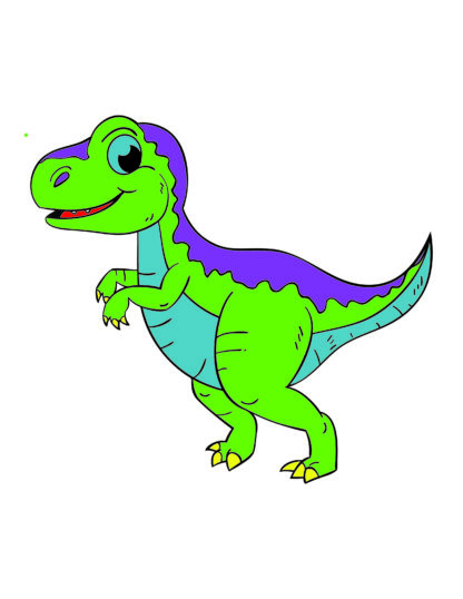 Children's Colouring book Baby Dinos cute baby dinosaurs printable digital download for kids colouring pages - Image 2