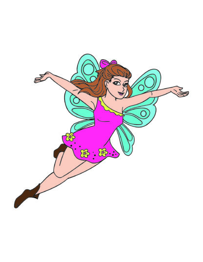 Children's Colouring book Fairies printable digital download for kids colouring pages - Image 6