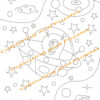 Children's Colouring book More Fun In Space printable digital download for kids colouring pages - Image 5