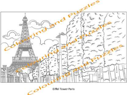 aMazing Adult colouring Cityscapes from around the World printable digital download for grownups colouring pages book - Image 6