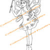Children's Colouring book Fairies printable digital download for kids colouring pages - Image 9