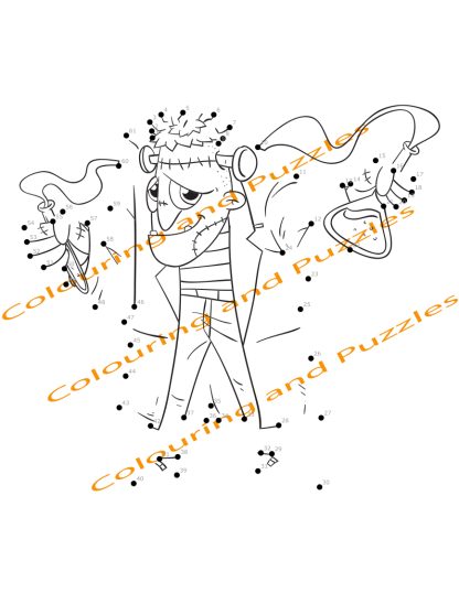 Children's Colouring book Monsters printable digital download for kids colouring pages plus 2 Dot to Dot books activity pack connect the dots - Image 12