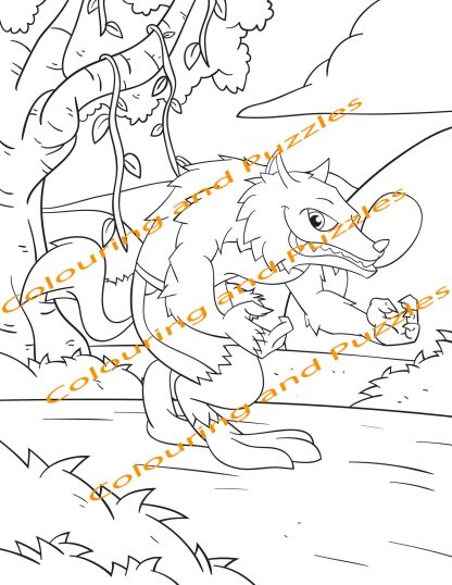 Children's Colouring book Monsters printable digital download for kids colouring pages plus 2 Dot to Dot books activity pack connect the dots - Image 8