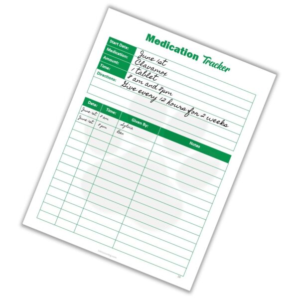 The Complete Dog Planner | Digital Download, Dog Tracker, Checklist, Schedule, Planner - Image 6