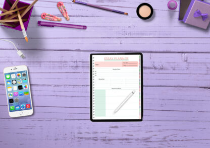 College Planner digital download hyperlink pages undated Goodnotes girl female student academic