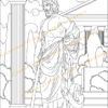 Greek Gods two printable Colouring Books plus digital workbook instant download home printable adults teens mythology ancient Greece - Image 3