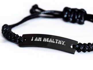 I am Healthy Affirmation Bracelet