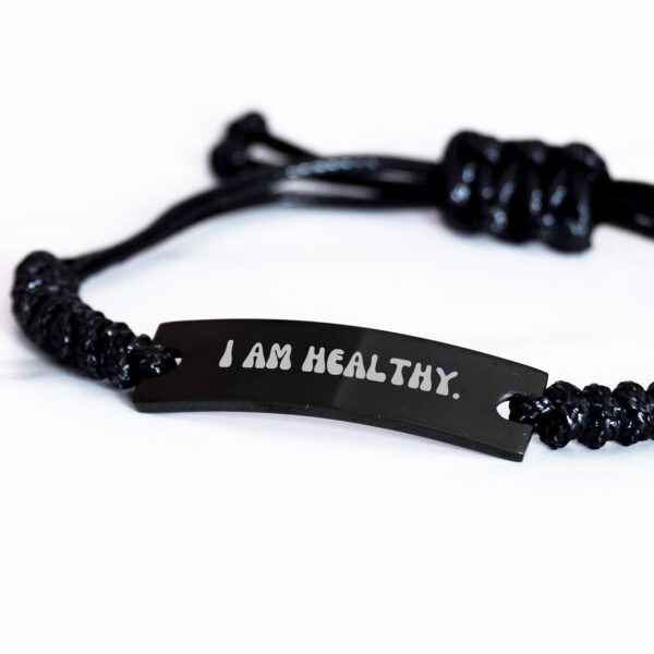 I am Healthy Affirmation Bracelet