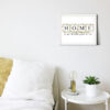 Decorative wall art hanging picture print at home art to frame either black or with "gold" accents A4 landscape format - Image 3