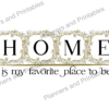 Decorative wall art hanging picture print at home art to frame either black or with "gold" accents A4 landscape format - Image 6