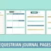 Horse Owner Journal | Horse Record Keeping Journal | Horse Health Records | Horse Vaccination Records | Horse Record Printable - Image 7