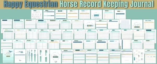 Horse Owner Journal | Horse Record Keeping Journal | Horse Health Records | Horse Vaccination Records | Horse Record Printable - Image 4