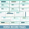 Horse Owner Journal | Horse Record Keeping Journal | Horse Health Records | Horse Vaccination Records | Horse Record Printable - Image 5