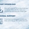 Professional Resume Template, Modern, 2-Page Resume CV Template for MS Word plus Matching Biography, References and Letterhead Templates - Image 10