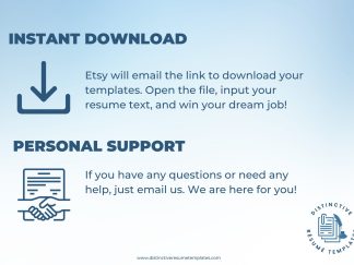 Sales Resume Template - Easily Create a Modern, ATS-Friendly Professional Resume for Sales and Marketing Professionals