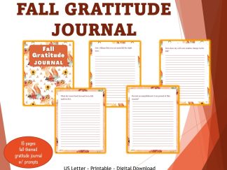 Fall Gratitude Journal
