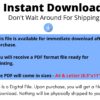 Set of 5 Japanese Themed Printable Bookmarks oriental design home printable PDF instant download - Image 10